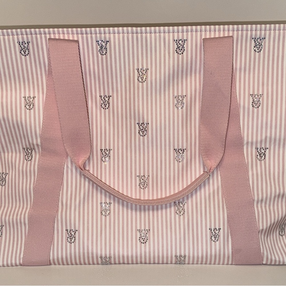 Elegant Victoria’s Secret Pink Carryall Tote Bag